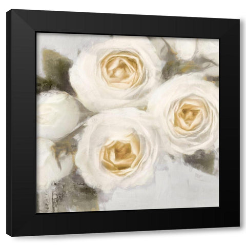 Ivory I Black Modern Wood Framed Art Print by Ford, Emily