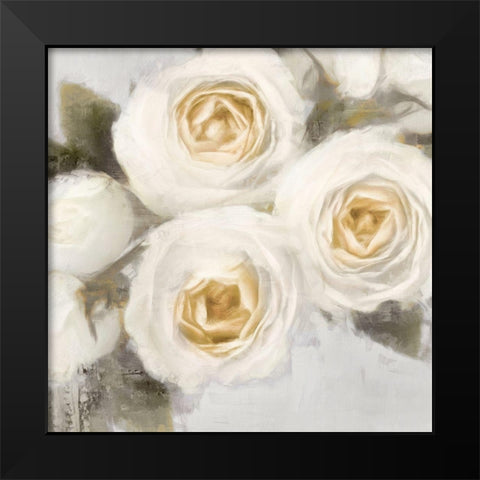 Ivory I Black Modern Wood Framed Art Print by Ford, Emily