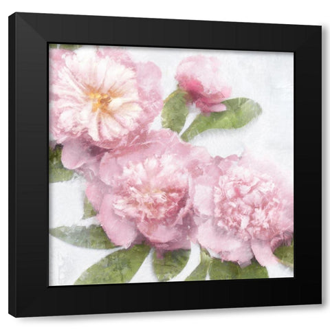 Pink Bloom I Black Modern Wood Framed Art Print by Ford, Emily