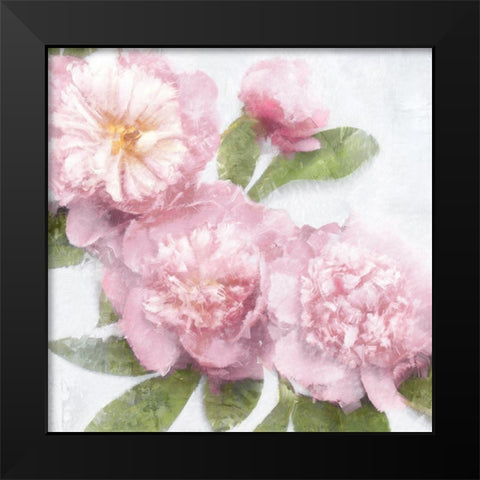 Pink Bloom I Black Modern Wood Framed Art Print by Ford, Emily