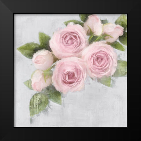 Pretty Pink Black Modern Wood Framed Art Print by Ford, Emily