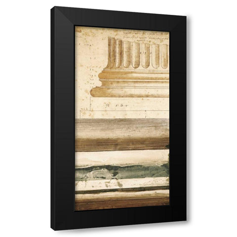 Architectural Detail I Black Modern Wood Framed Art Print with Double Matting by Locke, Evan J.