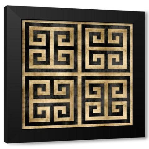 Greek Classic II Black Modern Wood Framed Art Print by Roberts, Ellie