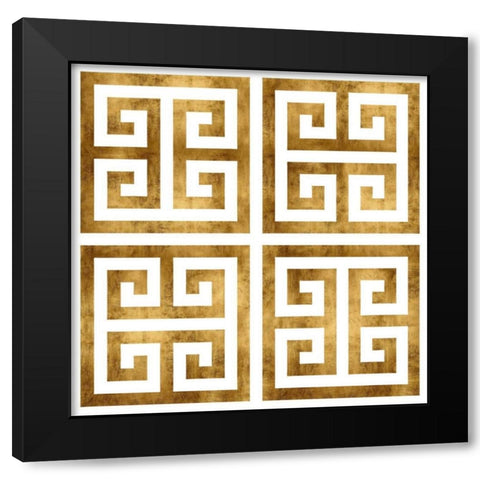 Greek Classic III Black Modern Wood Framed Art Print with Double Matting by Roberts, Ellie