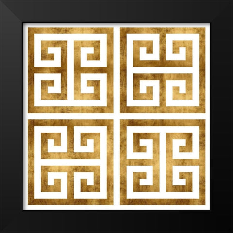 Greek Classic III Black Modern Wood Framed Art Print by Roberts, Ellie