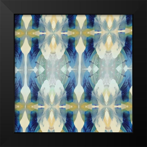 Reflective Mood Black Modern Wood Framed Art Print by Roberts, Ellie