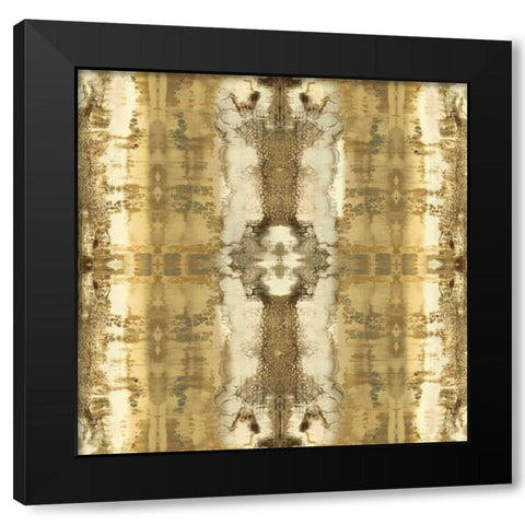 Patterns II Black Modern Wood Framed Art Print with Double Matting by Roberts, Ellie