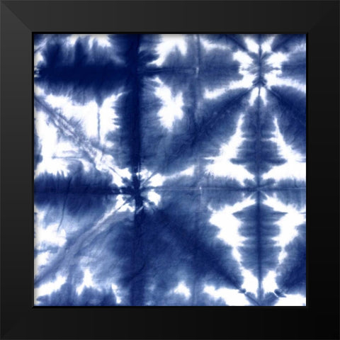 Shibori II Black Modern Wood Framed Art Print by Roberts, Ellie