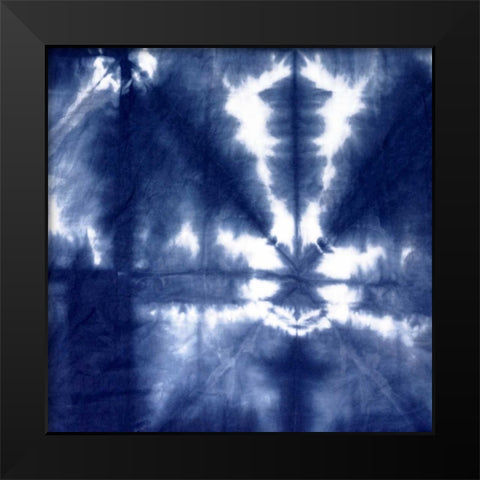 Shibori III Black Modern Wood Framed Art Print by Roberts, Ellie