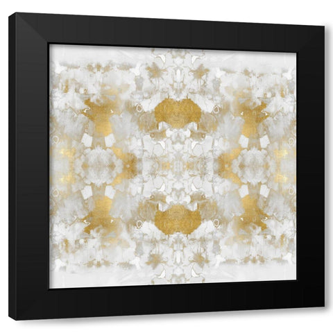 Resonate in Gold II Black Modern Wood Framed Art Print with Double Matting by Blake, Madeline