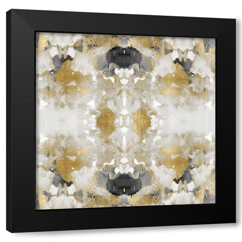 Resonate in Gold III Black Modern Wood Framed Art Print with Double Matting by Blake, Madeline