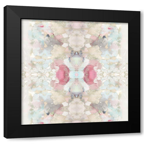Resonate in Pink Blush II Black Modern Wood Framed Art Print with Double Matting by Blake, Madeline