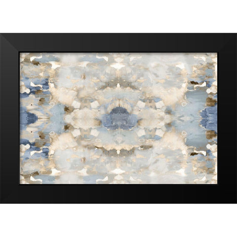 Harmony Blue and Brown II Black Modern Wood Framed Art Print by Blake, Madeline
