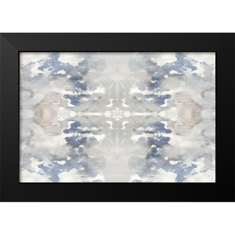 Harmony Blue I Black Modern Wood Framed Art Print by Blake, Madeline