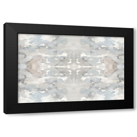 Harmony Gray I Black Modern Wood Framed Art Print with Double Matting by Blake, Madeline