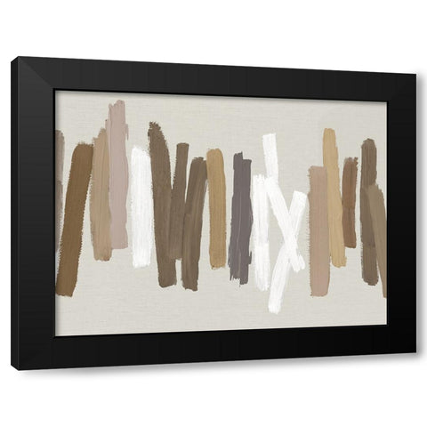 Stokes in Brown II Black Modern Wood Framed Art Print by Roberts, Ellie