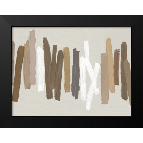 Stokes in Brown II Black Modern Wood Framed Art Print by Roberts, Ellie