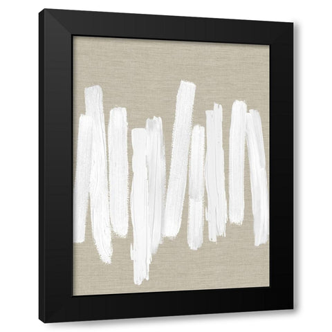 Strokes I Black Modern Wood Framed Art Print by Roberts, Ellie