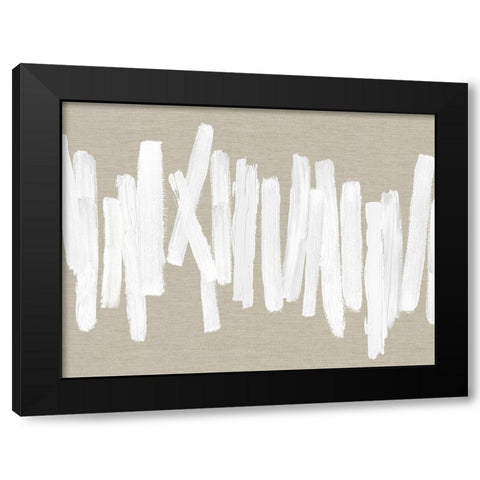 Strokes III Black Modern Wood Framed Art Print by Roberts, Ellie
