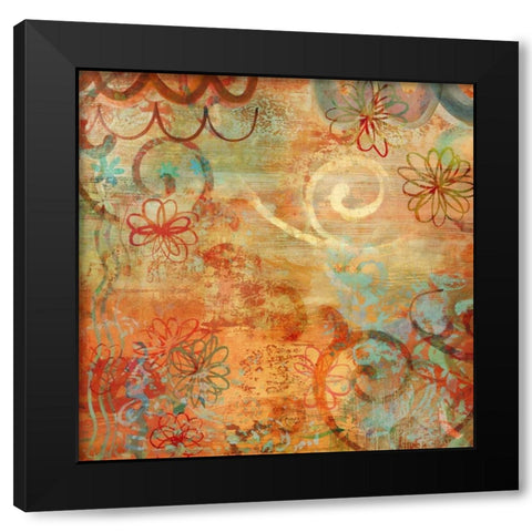 Happy Days I Black Modern Wood Framed Art Print by Dunn, Emily