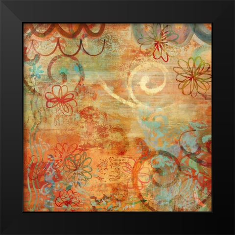 Happy Days I Black Modern Wood Framed Art Print by Dunn, Emily