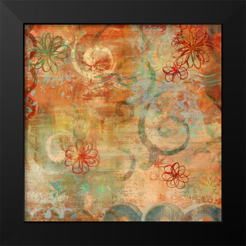 Happy Days II Black Modern Wood Framed Art Print by Dunn, Emily