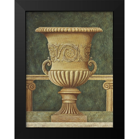 Urna decorativa Black Modern Wood Framed Art Print by Moreau, Eduardo