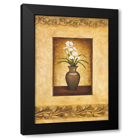 Tuscan Still Life II Black Modern Wood Framed Art Print with Double Matting by Moreau, Eduardo