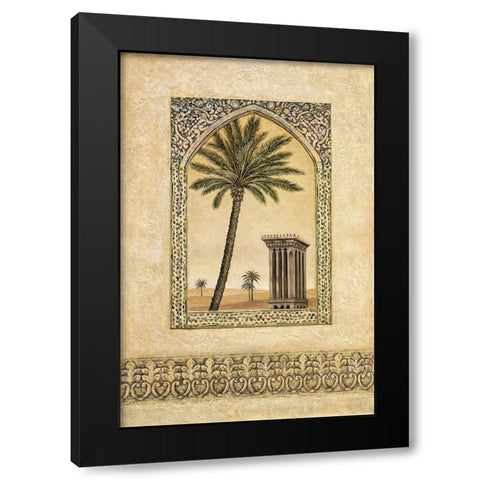 Desert Wind I Black Modern Wood Framed Art Print with Double Matting by Moreau, Eduardo