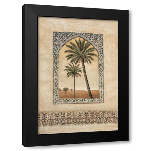 Desert Wind II Black Modern Wood Framed Art Print with Double Matting by Moreau, Eduardo