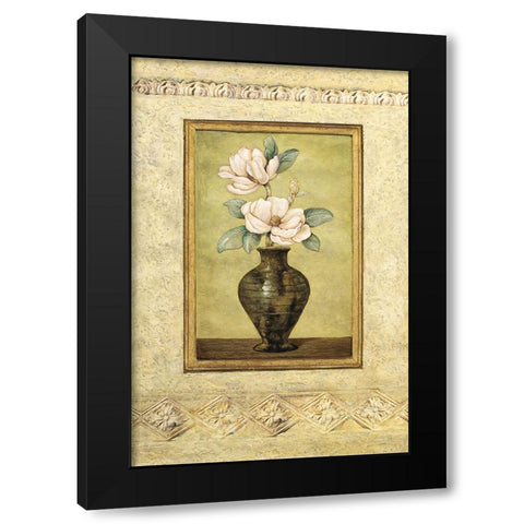 Umbrian Still Life I Black Modern Wood Framed Art Print by Moreau, Eduardo