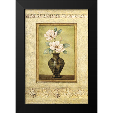 Umbrian Still Life I Black Modern Wood Framed Art Print by Moreau, Eduardo