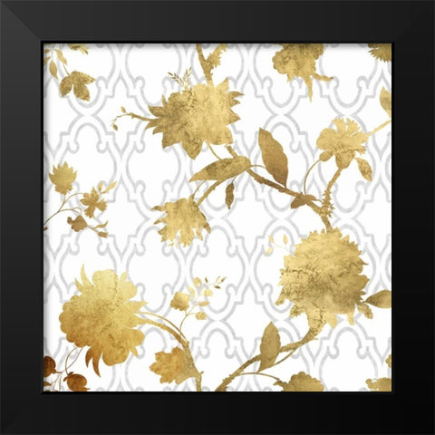 Golden Silhouette II Black Modern Wood Framed Art Print by Lange, Erin