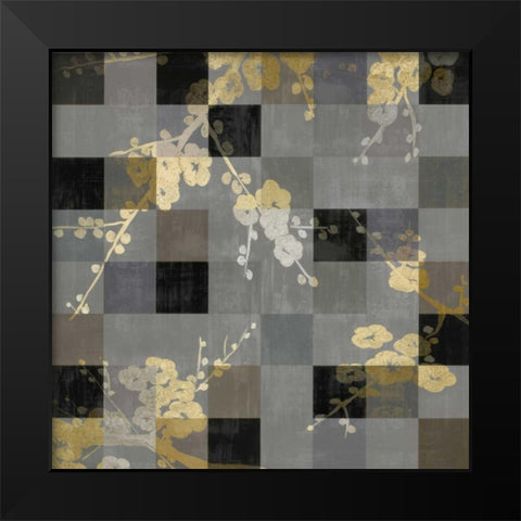 Blossoms Reflections I Black Modern Wood Framed Art Print by Lange, Erin