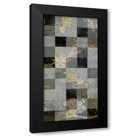 Blossom Panel I Black Modern Wood Framed Art Print with Double Matting by Lange, Erin