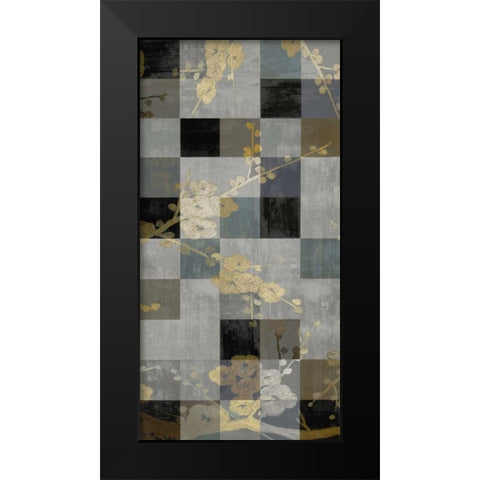 Blossom Panel I Black Modern Wood Framed Art Print by Lange, Erin