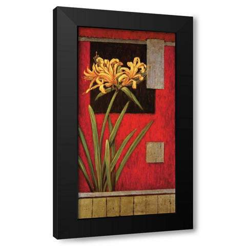 In the Moment I Black Modern Wood Framed Art Print with Double Matting by Lange, Erin