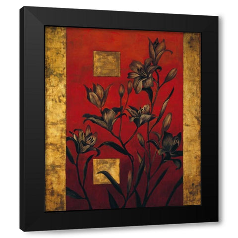 Evening Silhouette II Black Modern Wood Framed Art Print by Lange, Erin