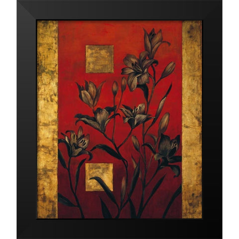 Evening Silhouette II Black Modern Wood Framed Art Print by Lange, Erin