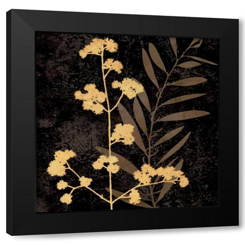 Noir I Black Modern Wood Framed Art Print with Double Matting by Lange, Erin