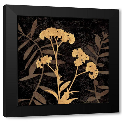 Noir II Black Modern Wood Framed Art Print with Double Matting by Lange, Erin