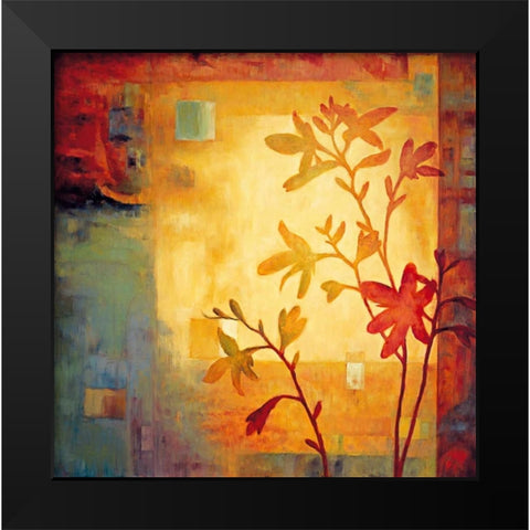 Renewal II Black Modern Wood Framed Art Print by Lange, Erin