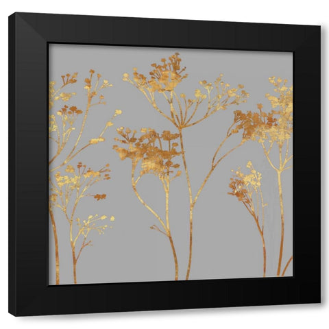 Gold at Dusk I Black Modern Wood Framed Art Print with Double Matting by Lange, Erin