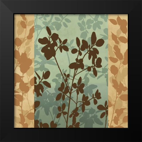 Mingle I Black Modern Wood Framed Art Print by Lange, Erin