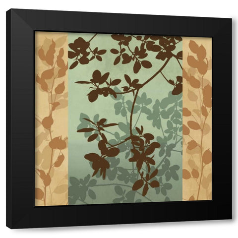 Mingle II Black Modern Wood Framed Art Print with Double Matting by Lange, Erin