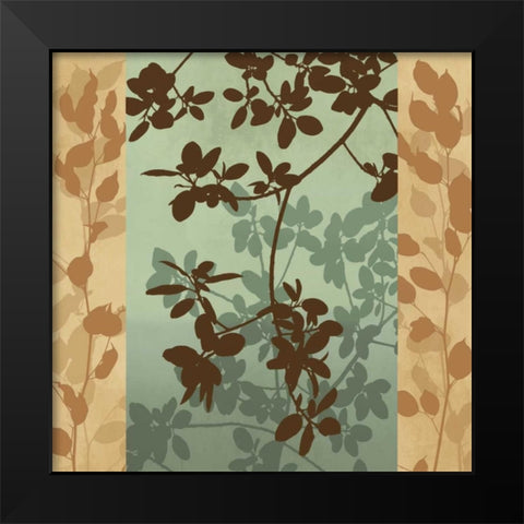 Mingle II Black Modern Wood Framed Art Print by Lange, Erin