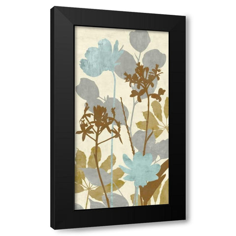 Peaceful Garden I Black Modern Wood Framed Art Print with Double Matting by Lange, Erin