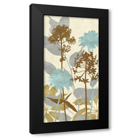 Peaceful Garden II Black Modern Wood Framed Art Print by Lange, Erin