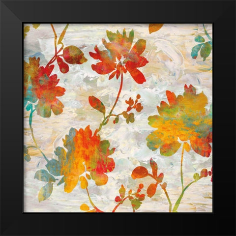 Garden View I Black Modern Wood Framed Art Print by Lange, Erin