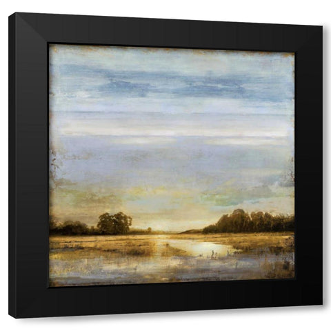 Ponds Edge Black Modern Wood Framed Art Print by Turner, Eric
